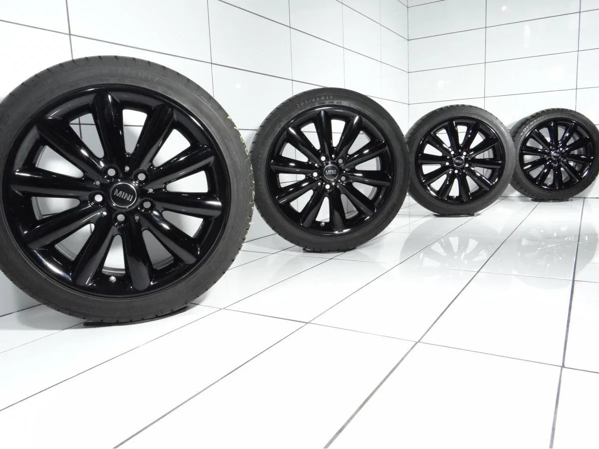 KOŁA UŻYWANE Mini OE STYLING 499 F55 F56 F57 5x112 ET54 205/45R17 84V [2017] 7MM Czarny, zdjęcie 1