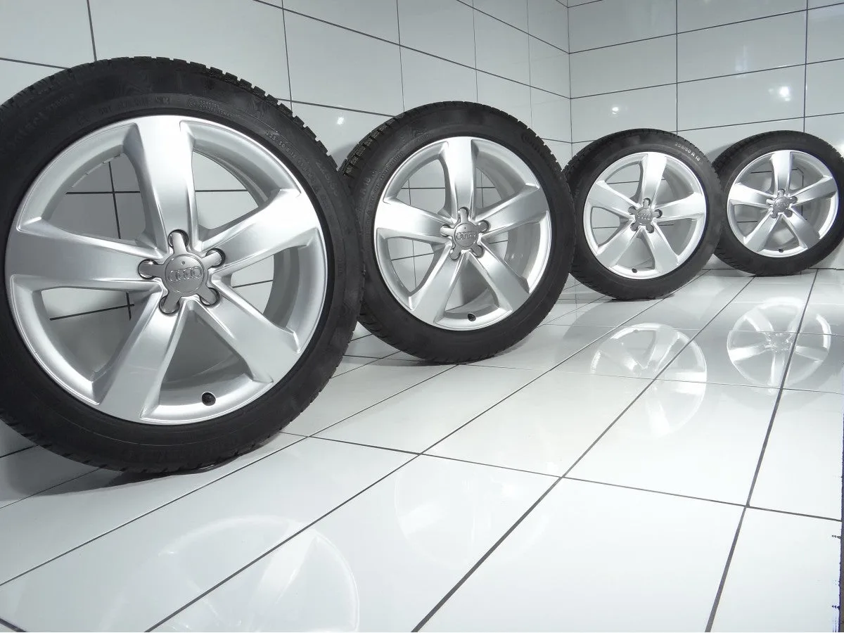 KOŁA UŻYWANE Audi OE 4G0601025M A6 C7 5x112 ET37 225/50R18 99H [2014] 100MM Srebrny, zdjęcie 1