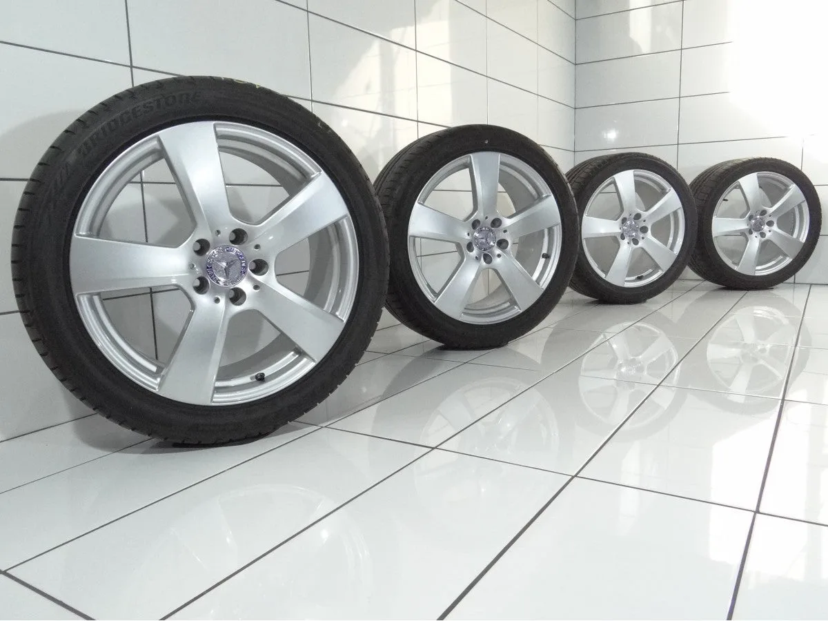 KOŁA UŻYWANE Mercedes-Benz OE A2074010402 MERCEDES W207 W212 5x112 ET45/48 245/40-265/35R18 93Y [2015] 5,5MM Srebrny, zdjęcie 1