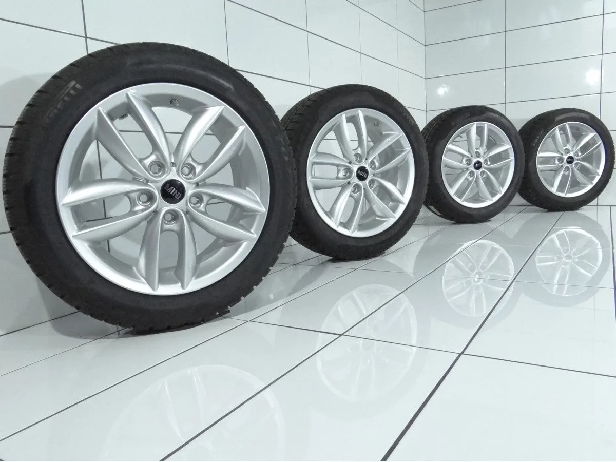 KOŁA UŻYWANE Mini OE STYLING 124 9803723 PIRELLI Sottozero Winter 210 Serie II, COOPER, ONE, COUNTRYMAN, PACEMAN, R60, R61 5x120 ET50 205/55R17 91H [2016] 6,5MM, zdjęcie 1