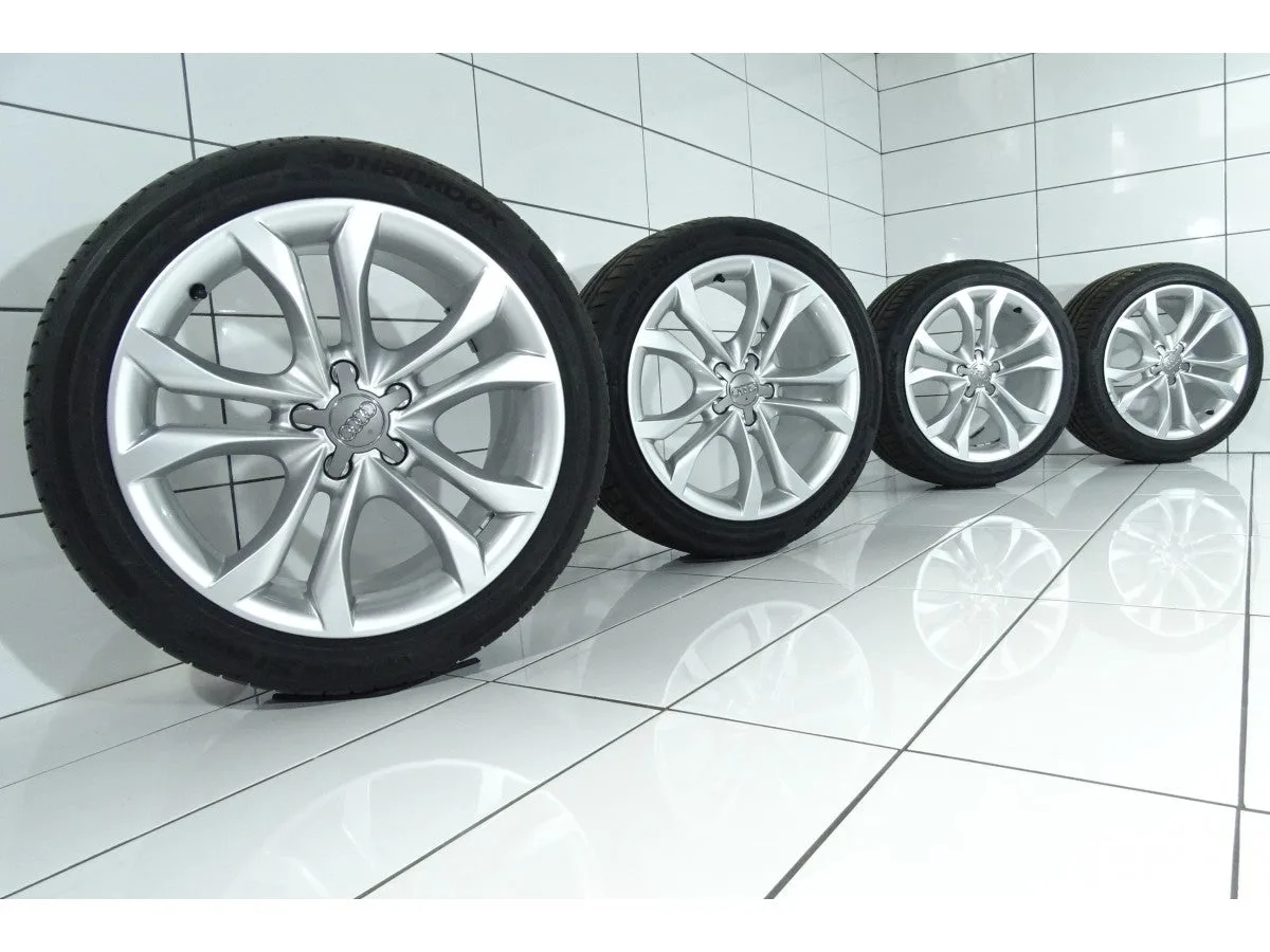 KOŁA UŻYWANE Audi OE 8J0601025S TT RS 5x112 ET52 245/40R18 93Y [2015] 6,5MM Srebrny, zdjęcie 1