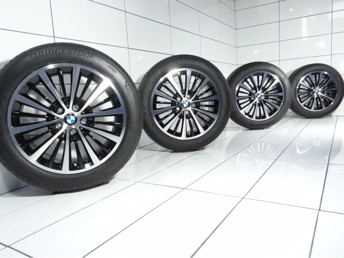 KOŁA UŻYWANE BMW OE STYLING 481 2 F45 F46 5x112 ET54 205/55R17 95W [2019] 6MM Czarny, zdjęcie 1