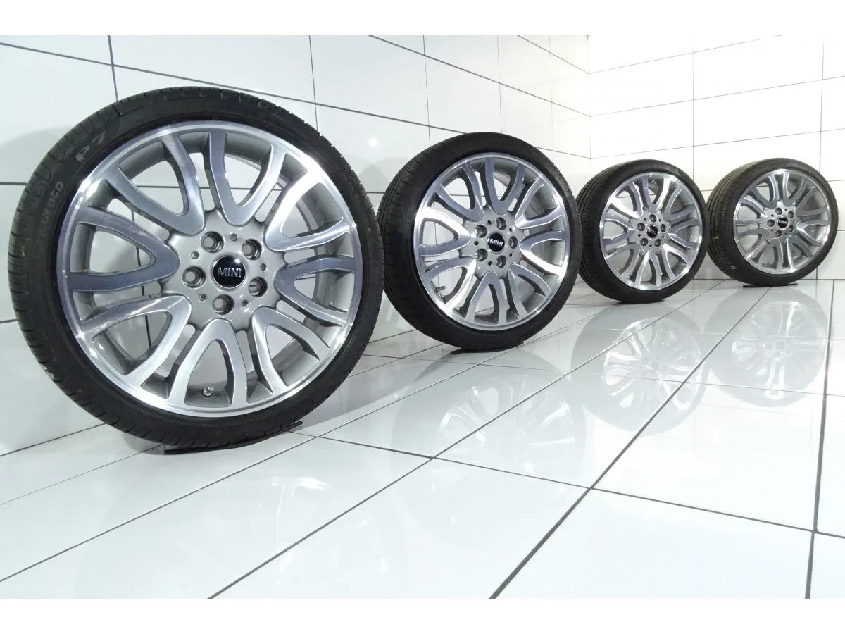KOŁA UŻYWANE Mini OE 6855113 F55, F56, F57 5x112 ET54 205/40R18 86W [2018] Srebrny, zdjęcie 1