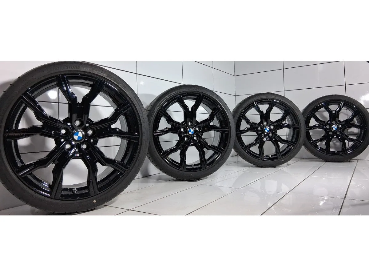KOŁA UŻYWANE BRIDGESTONE STYLING 816 8092163 BMW X1 F48, X2 F39 5X112 ET47 235/35R19 91Y [2022] 5,5MM CZARNY, zdjęcie 1
