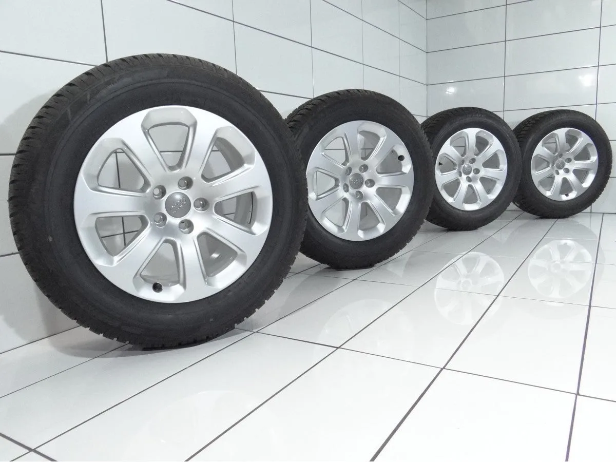 KOŁA UŻYWANE Audi OE 4H0071497 A8 4H D4 5x112 ET26 235/60R17 102H [2010] Srebrny, zdjęcie 1
