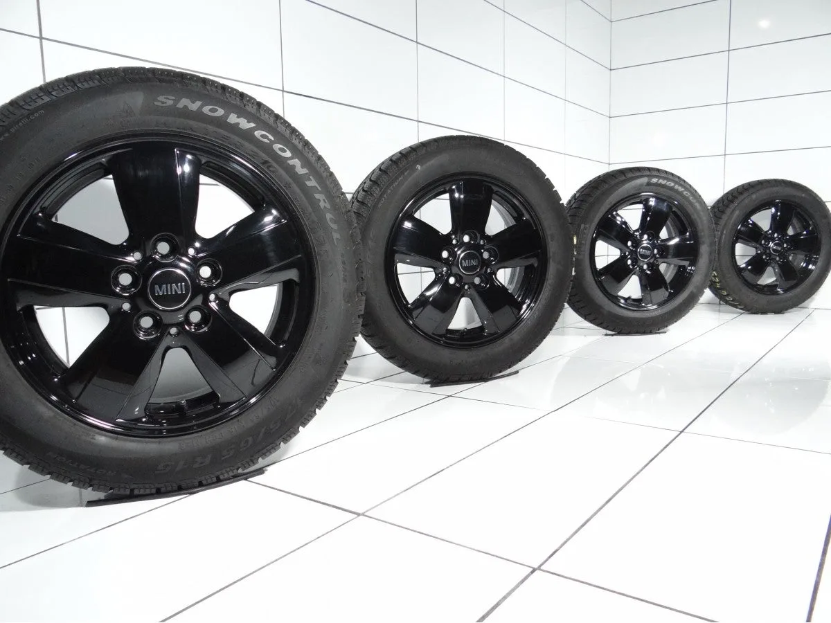 KOŁA UŻYWANE Mini OE STYLING 492 6855101 F55 F56 F57 5x112 ET46 175/65R15 88H [2019] 8MM Czarny, zdjęcie 1