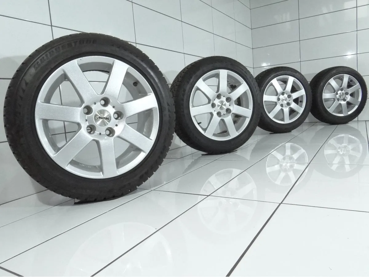 KOŁA UŻYWANE Autec OE 48333 BRIDGESTONE Blizzak LM 25 5x120 ET44 195/55R16 87H [2010] 6MM, zdjęcie 1