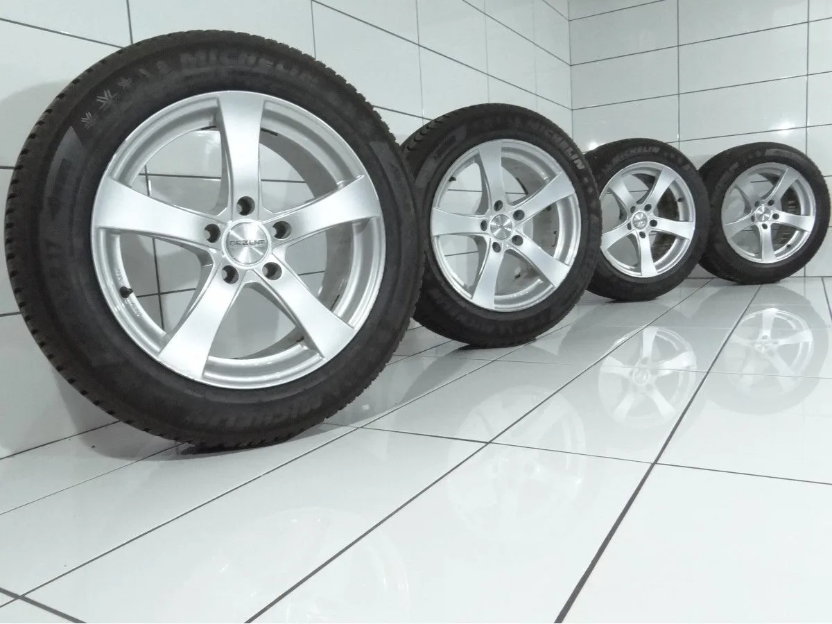 KOŁA UŻYWANE Dezent OE 47702 MICHELIN Alpin 5, BMW 5 F10 F11 5x120 ET30 225/55R17 101V [2014] 6MM, zdjęcie 1