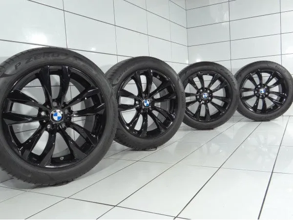 KOŁA UŻYWANE BMW OE STYLING 609 6862892 5 F10, F11, 6 F06, F12, F13 5X120 ET30 245/45R18 100Y [2023] 6MM CZARNY, zdjęcie 1