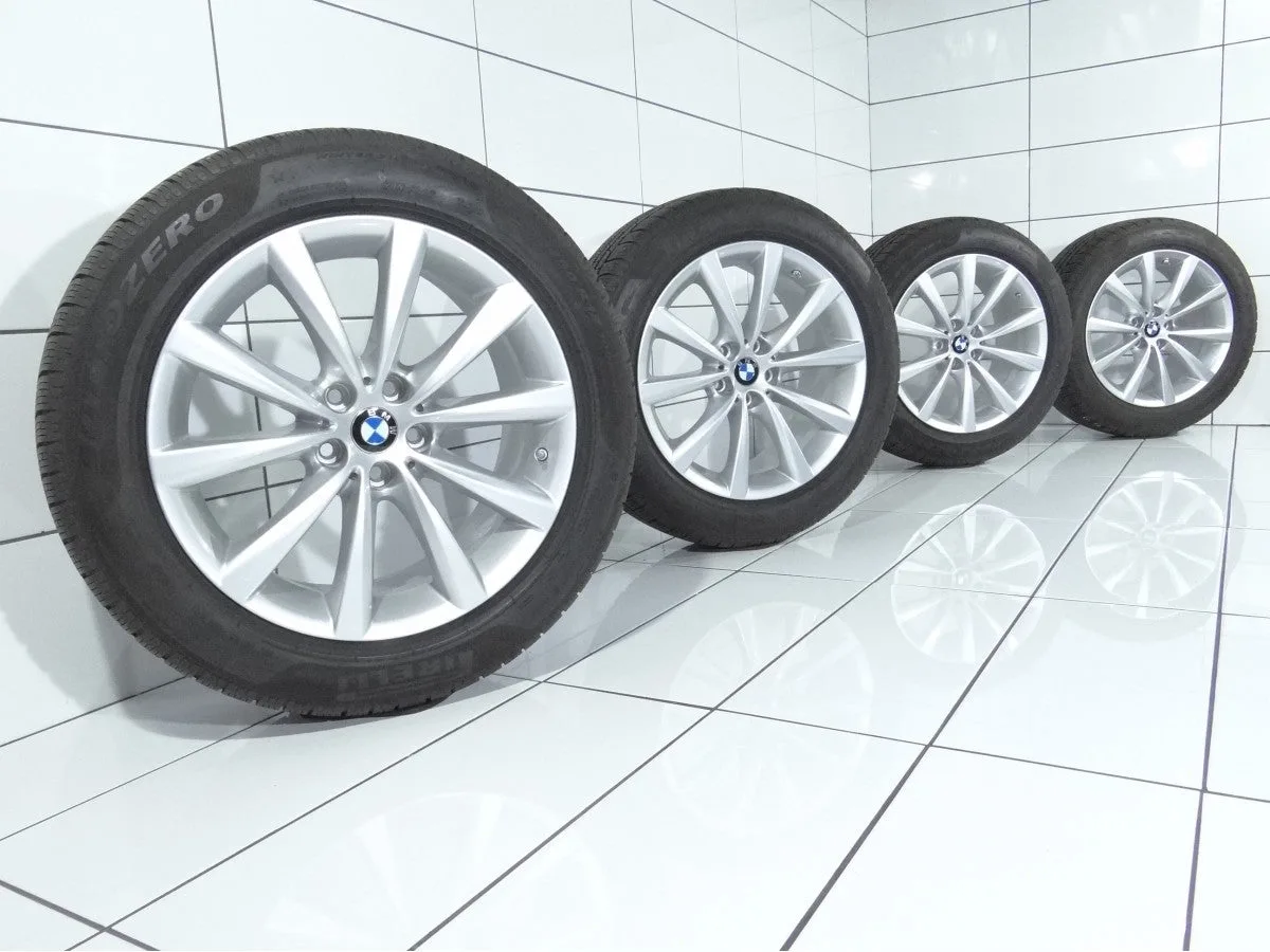 KOŁA UŻYWANE BMW OE STYLING 642 6867338 6 G32 GT 7 G11 G12 5x112 ET30 245/50R18 100H [2018] 7MM Srebrny, zdjęcie 1