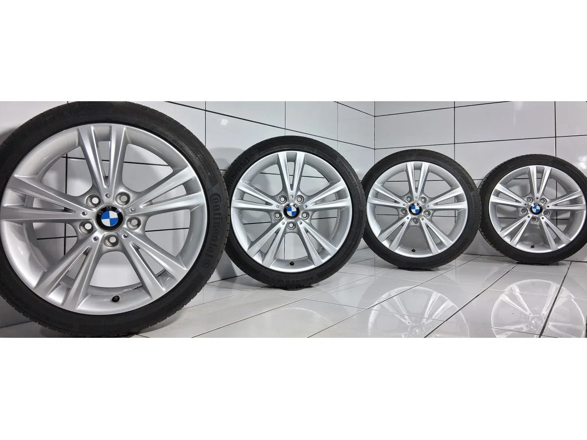 KOŁA BMW serii 1 (F20, F21) serii 2 (F22, F23), 5X120, ET-45, 225/40R18 92 Y [2017] SREBRNY, zdjęcie 1