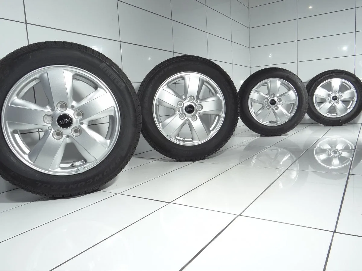 KOŁA UŻYWANE Mini OE STYLING 492 6855101 F55 F56 F57 5x112 ET46 175/65R15 88H [2019] Srebrny, zdjęcie 1