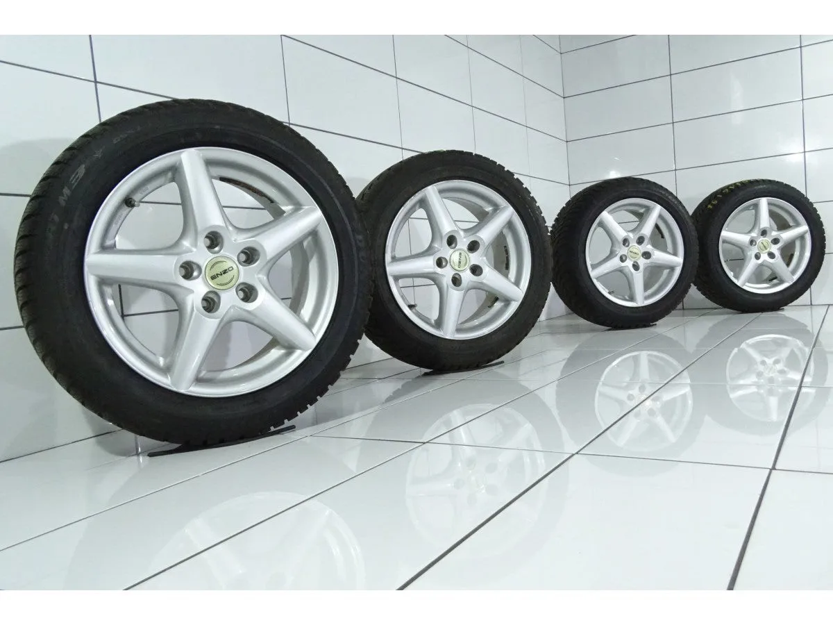 KOŁA UŻYWANE Enzo OE 46593 Dunlop SP Winter Sport M3 DSST 5x120 ET35 205/55R16 91H [2010] 5,5MM, zdjęcie 1