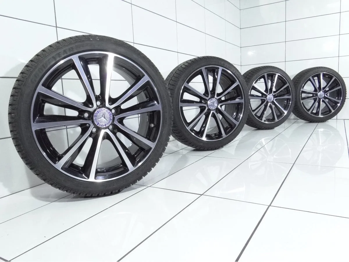 KOŁA UŻYWANE Mercedes-Benz OE A2464010600 MERCEDES W176 W246 5x112 ET52 225/40R18 92V [2018] 7,5MM Czarny, zdjęcie 1