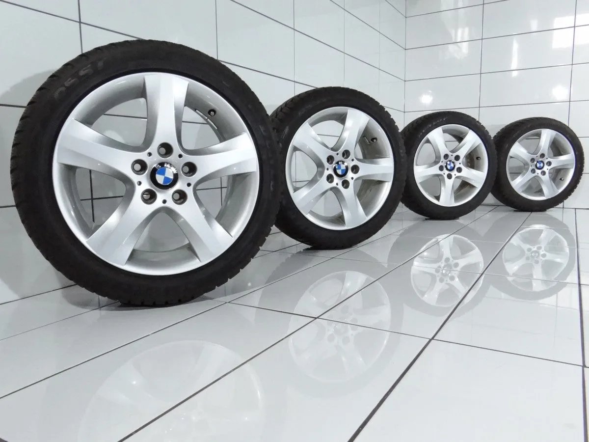 KOŁA UŻYWANE BMW OE STYLING 142 6775622 Dunlop SP Winter Sport M3 DSST, 1 E81, E87, E88, E82 5x120 ET47 205/50R17 89H [2006] 6MM, zdjęcie 1