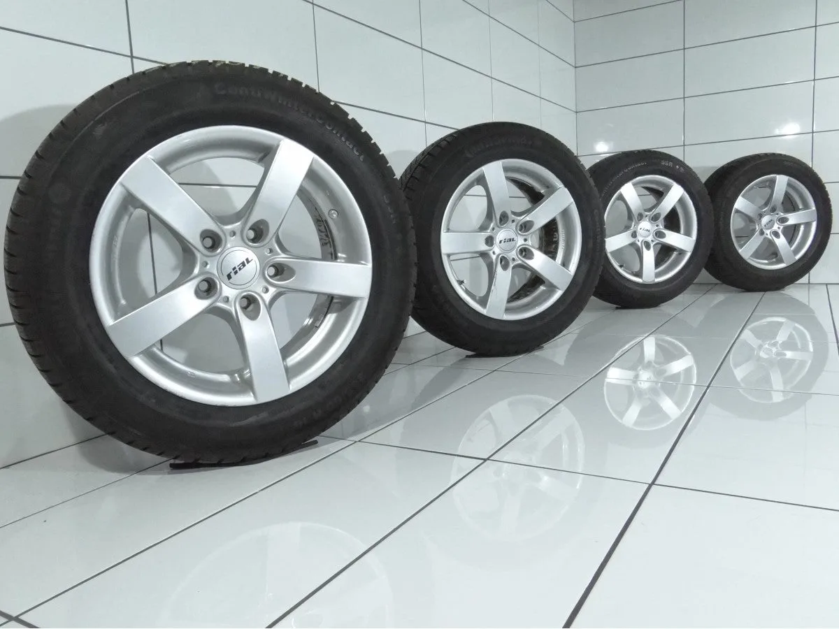 KOŁA UŻYWANE Rial OE 46988 BMW 3 F30 F31 5x120 ET30 205/60R16 92H [2013] 100MM Srebrny, zdjęcie 1