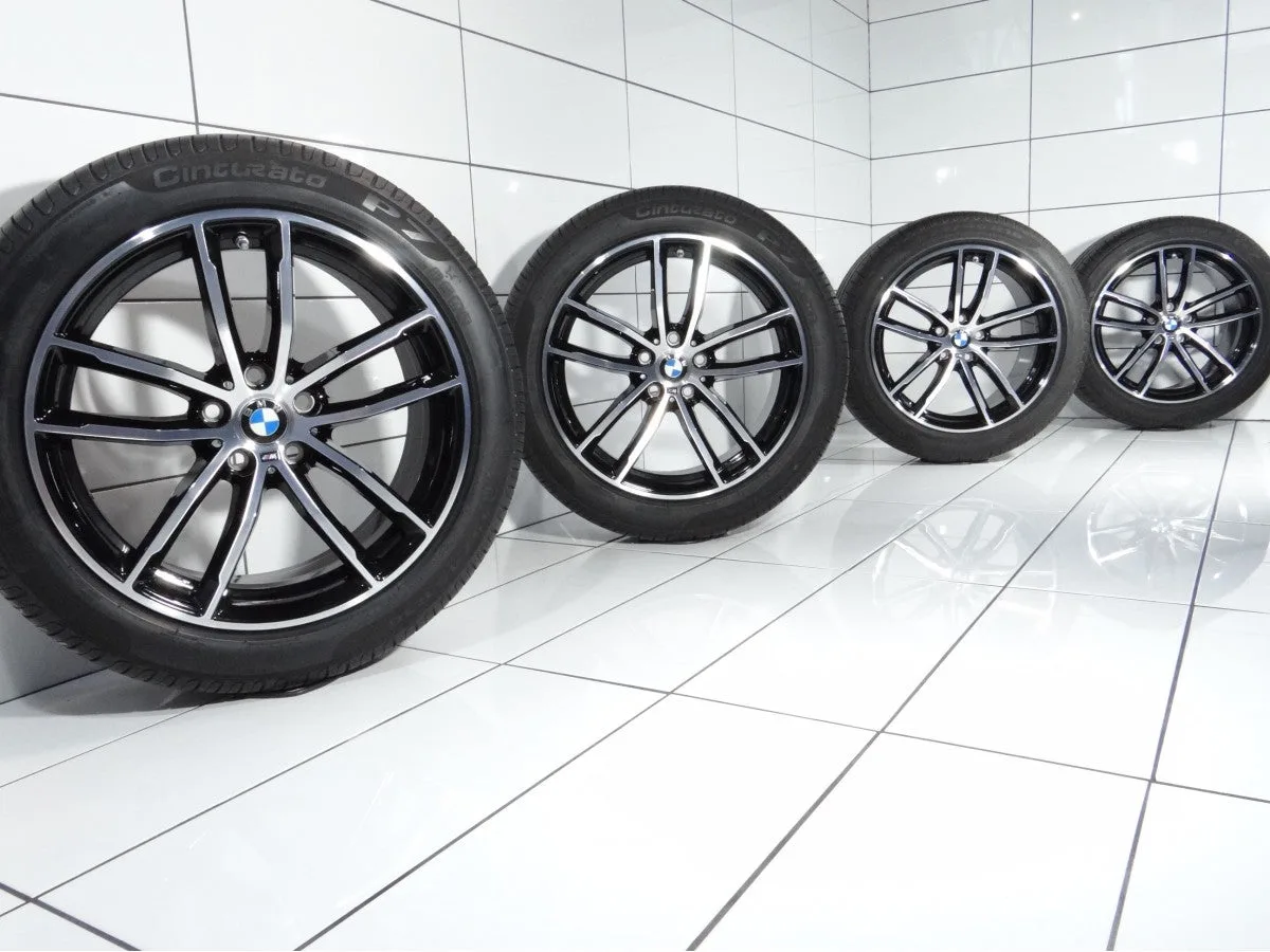 KOŁA UŻYWANE BMW OE STYLING 662 7855081/7855082 5 G30 G31 5x112 ET30/44 245/45R18 100Y [2019] Czarny, zdjęcie 1