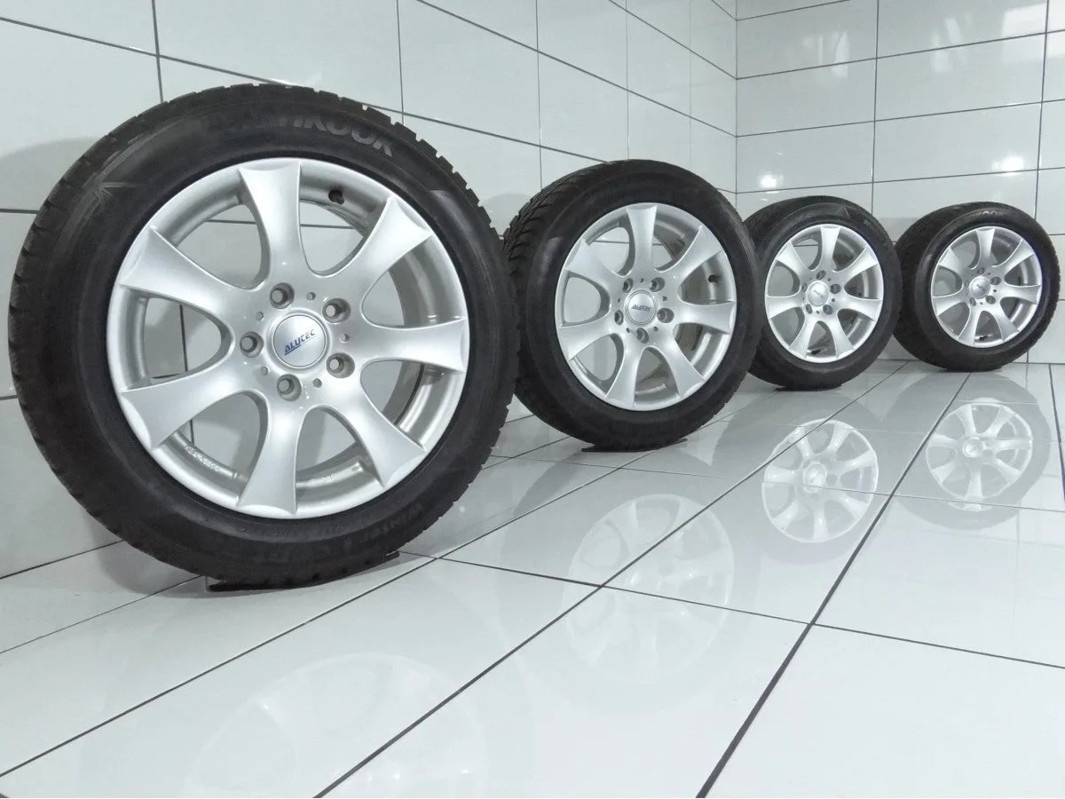 KOŁO UŻYWANE ALUTEC OE 45895 BMW 3 E90 E91 E92 E93 5X120 ET35 205/55R16 91T [2012] 6MM SREBRNY, zdjęcie 1
