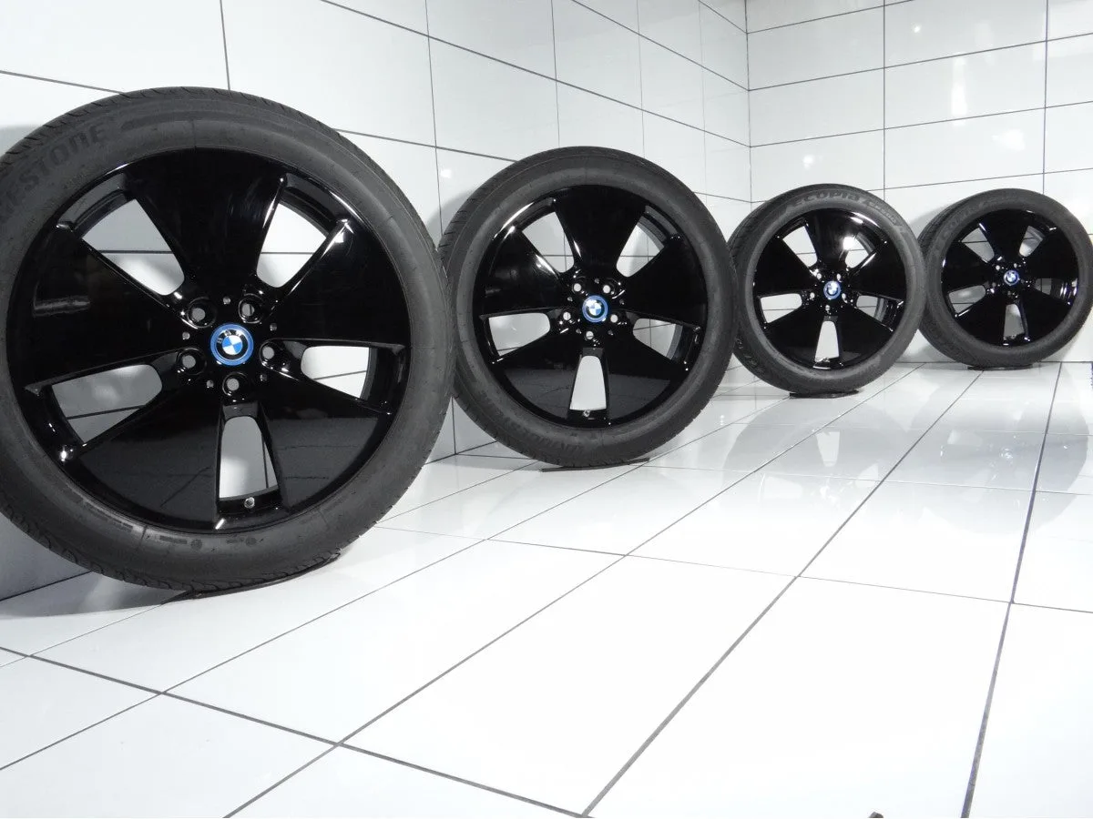 KOŁA UŻYWANE BMW OE STYLING 427 6852053/6856438 I3 5x112 ET43/53 155/70-175/60R19 84Q [2019] 6MM Czarny, zdjęcie 1