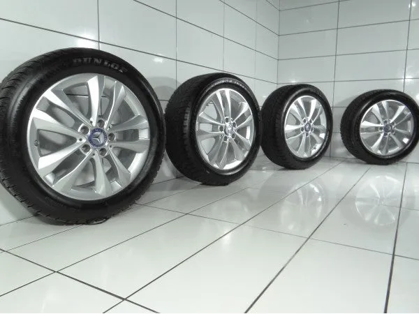 KOŁA UŻYWANE Mercedes-Benz OE A2054018000 MERCEDES C KLASA W205 5x112 ET48,5 225/50R17 94H [2019] 7MM Srebrny, zdjęcie 1