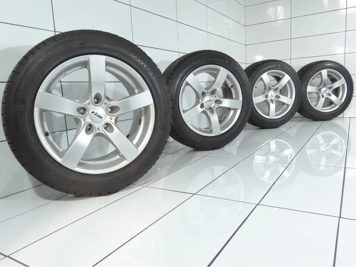 KOŁA UŻYWANE Rial OE 46989 BMW 3 F34 5x120 ET29 225/55R17 101V [2011] 6MM Srebrny, zdjęcie 1