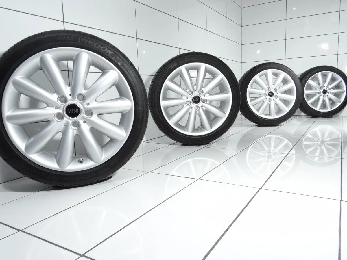 KOŁA UŻYWANE Mini OE STYLING 499 F55 F56 F57 5x112 ET54 205/45R17 88W [2016] Srebrny, zdjęcie 1