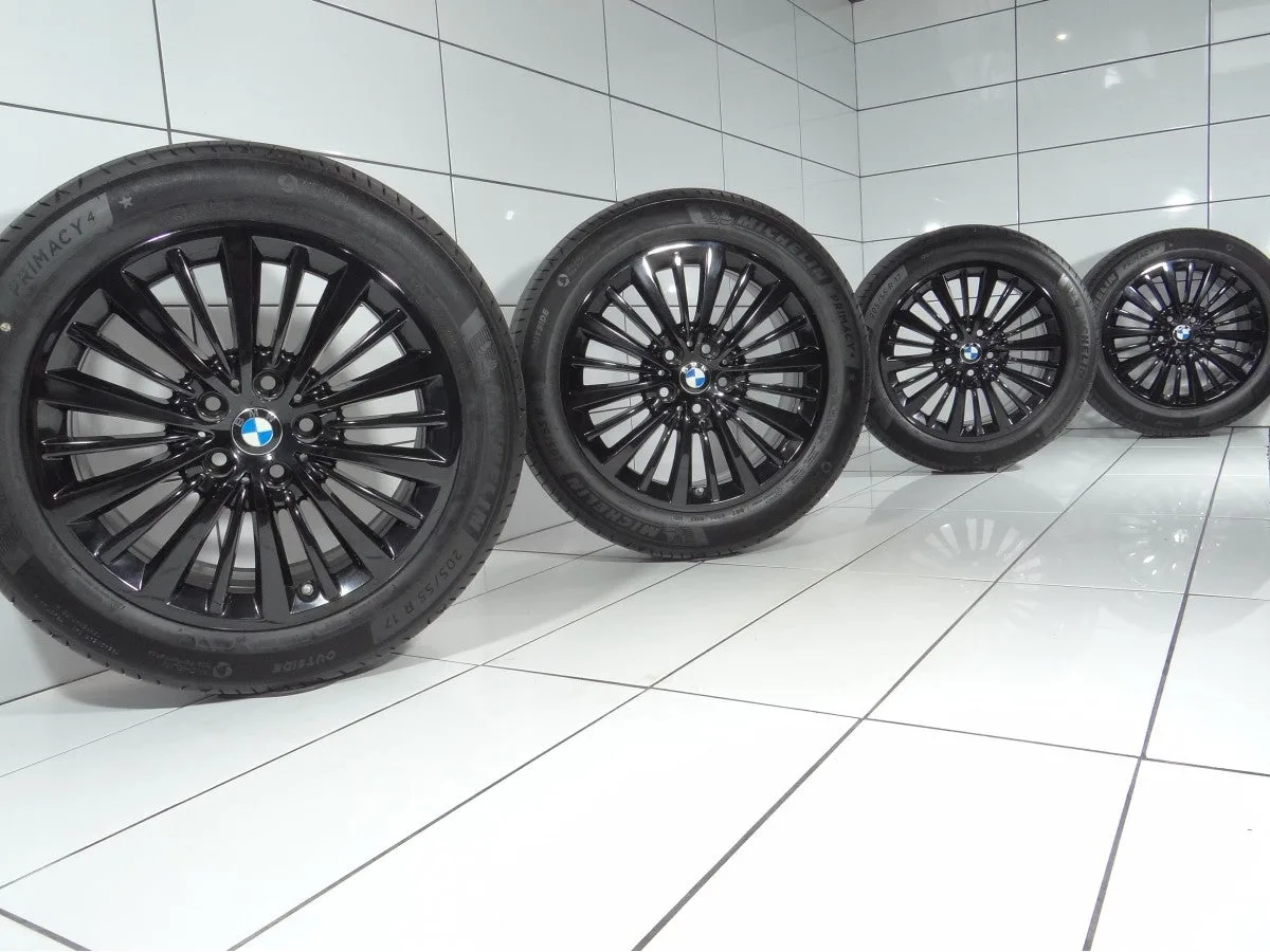 KOŁA UŻYWANE BMW OE STYLING 481 2 F45 ACTIVE TOURER F46 GRAN TOURER 5x112 ET54 205/55R17 95W [2020] 6,5MM Czarny, zdjęcie 1