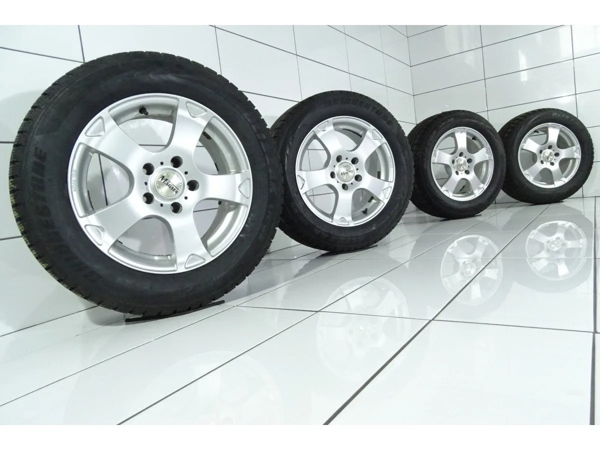 KOŁA UŻYWANE KRONPRINZ OE 46670 BRIDGESTONE BLIZZAK LM 30, BMW 5 E60, E61 5X120 ET20 225/55R16 95H [2011] 6MM, zdjęcie 1