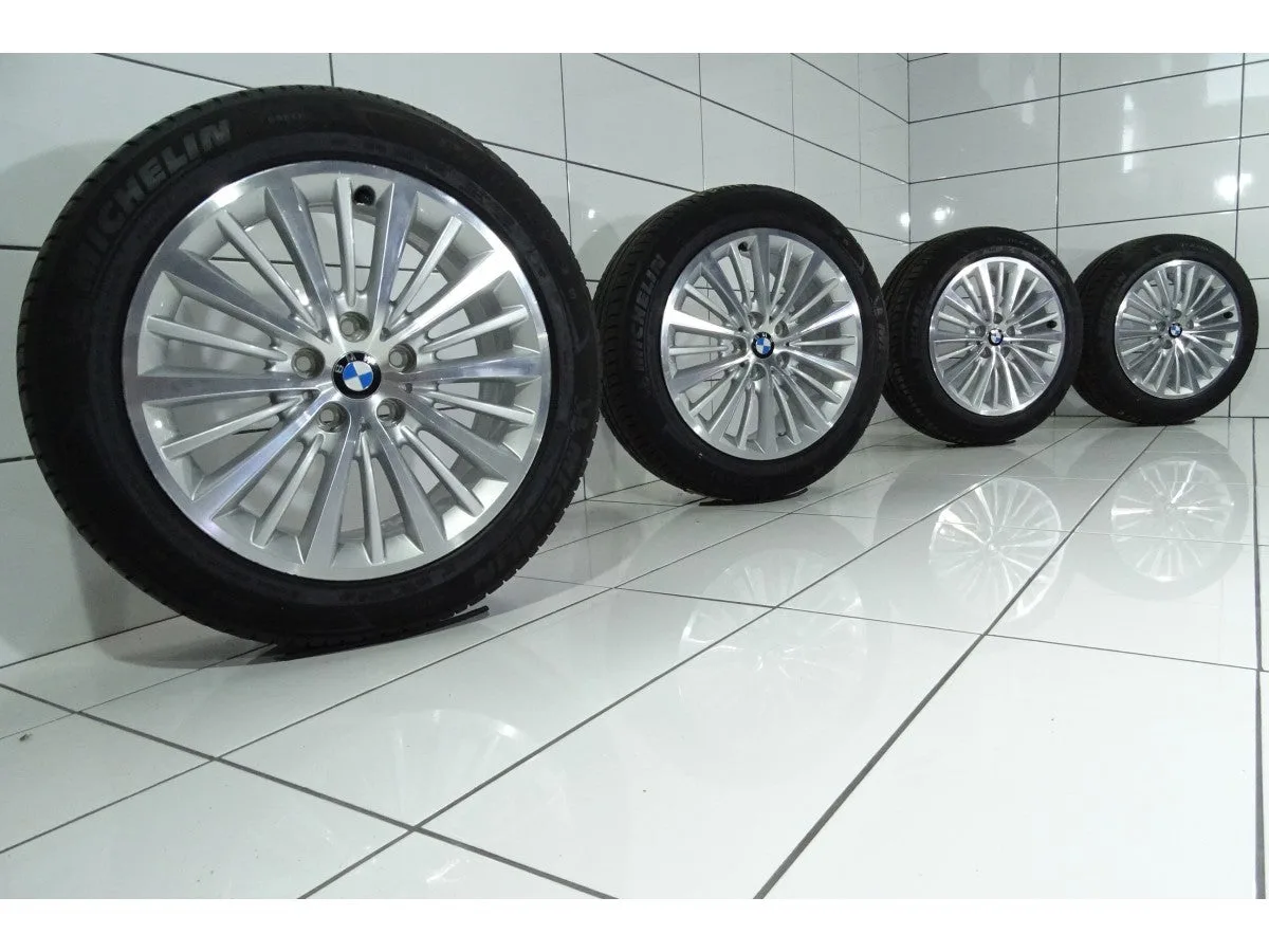 KOŁA UŻYWANE BMW OE STYLING 481 6855090 2 F45, ACTIVE TOURER, F46, GRAN TOURER 5x112 ET54 205/55R17 91W [2016] 7MM Srebrny, zdjęcie 1