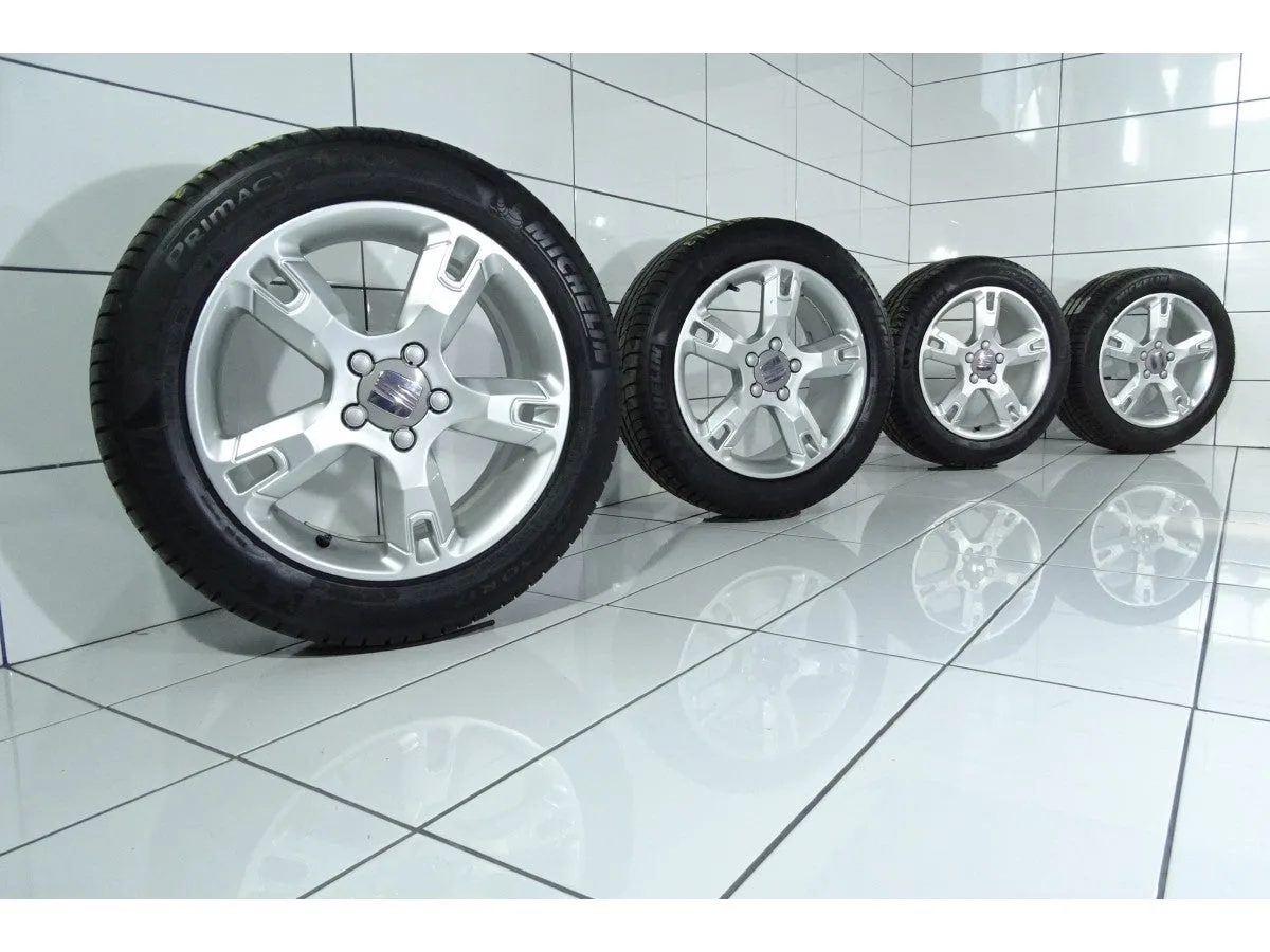 KOŁA UŻYWANE Seat OE 5P8601025 ALTEA 5x112 ET46 225/50R17 94H [2015] 7MM Srebrny, zdjęcie 1