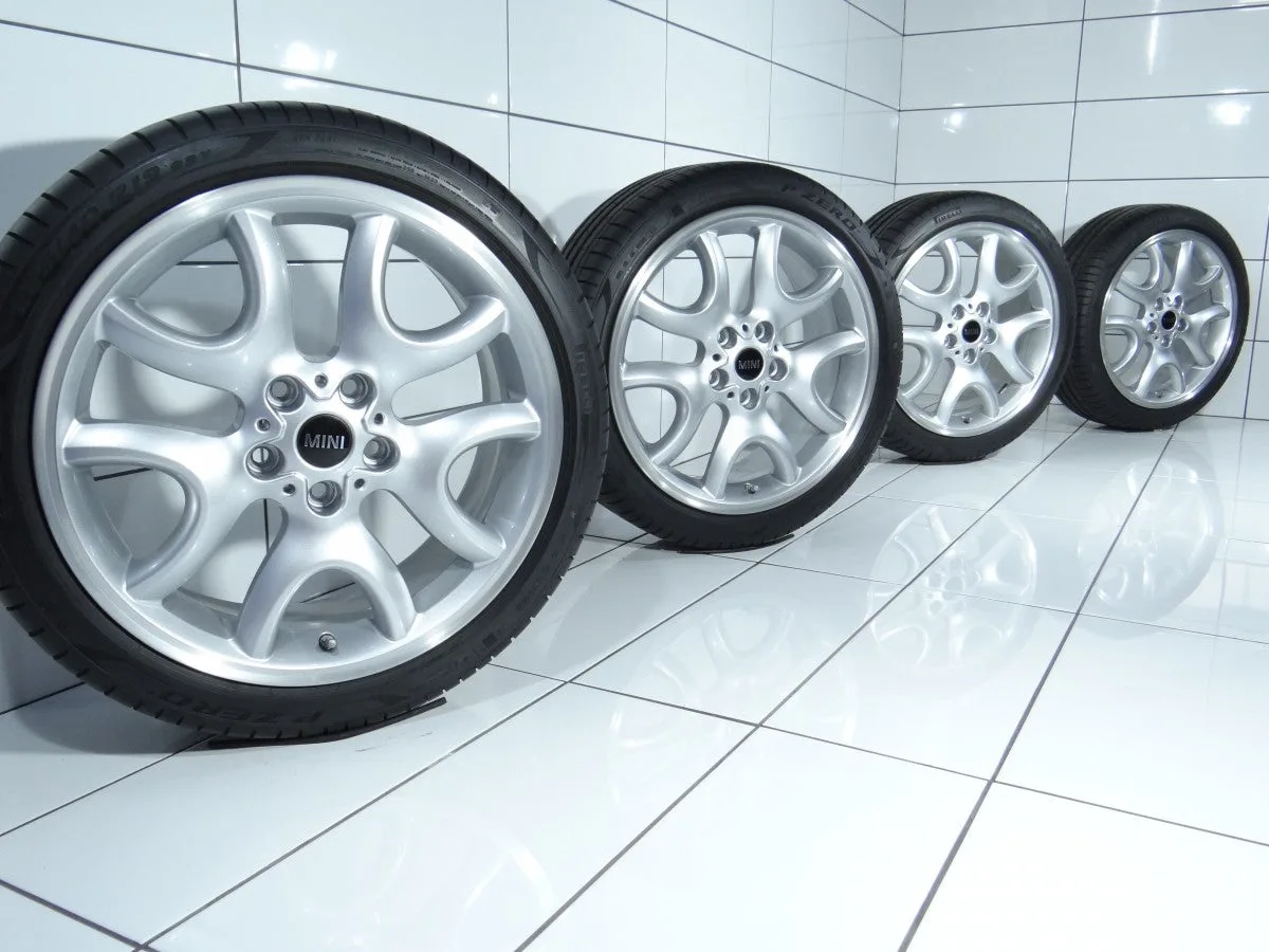 KOŁA UŻYWANE Mini OE STYLING 139 9809485 COUNTRYMAN R60, PACEMAN R61 5x120 ET52 225/40R19 93Y [2019] 6,5MM Srebrny, zdjęcie 1