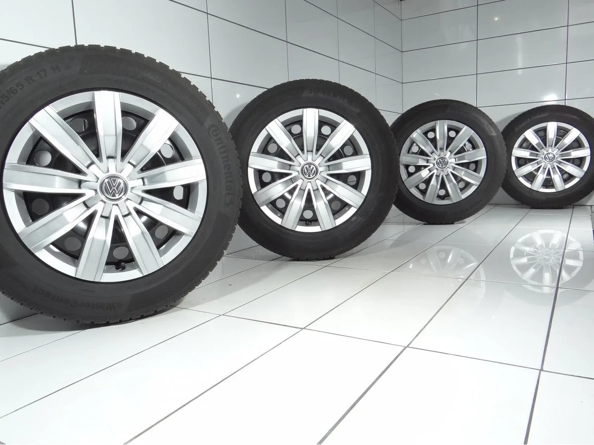 KOŁA UŻYWANE Volkswagen OE 5QF601027/A VW TIGUAN 5x112 ET38 215/65R17 99H [2016] 6,5MM Czarny, zdjęcie 1