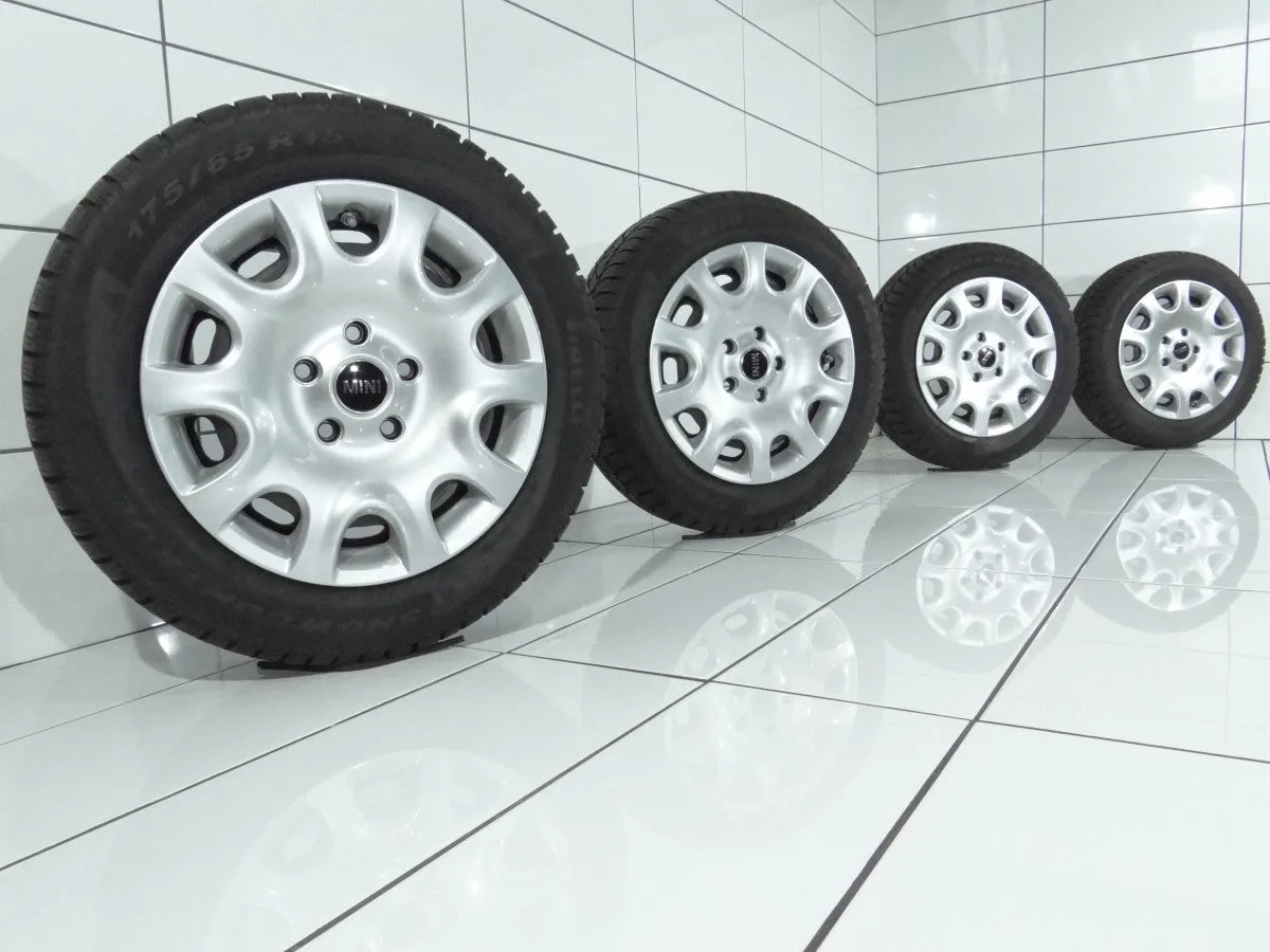 KOŁA UŻYWANE Mini OE 6851510 PIRELLI Snowcontrol Serie 3 Winter 210, F55 F56 F57 5x112 ET46 175/65R15 84H [2016] 7,5MM, zdjęcie 1