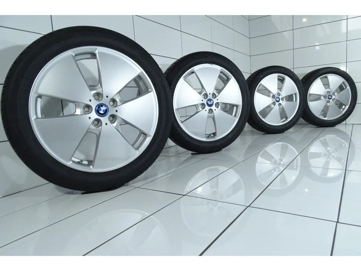 KOŁA UŻYWANE BMW OE STYLING 427 6852053/6856438 I3 5x112 ET43/53 155/70-175/60R19 84/86Q [2017] Srebrny, zdjęcie 1