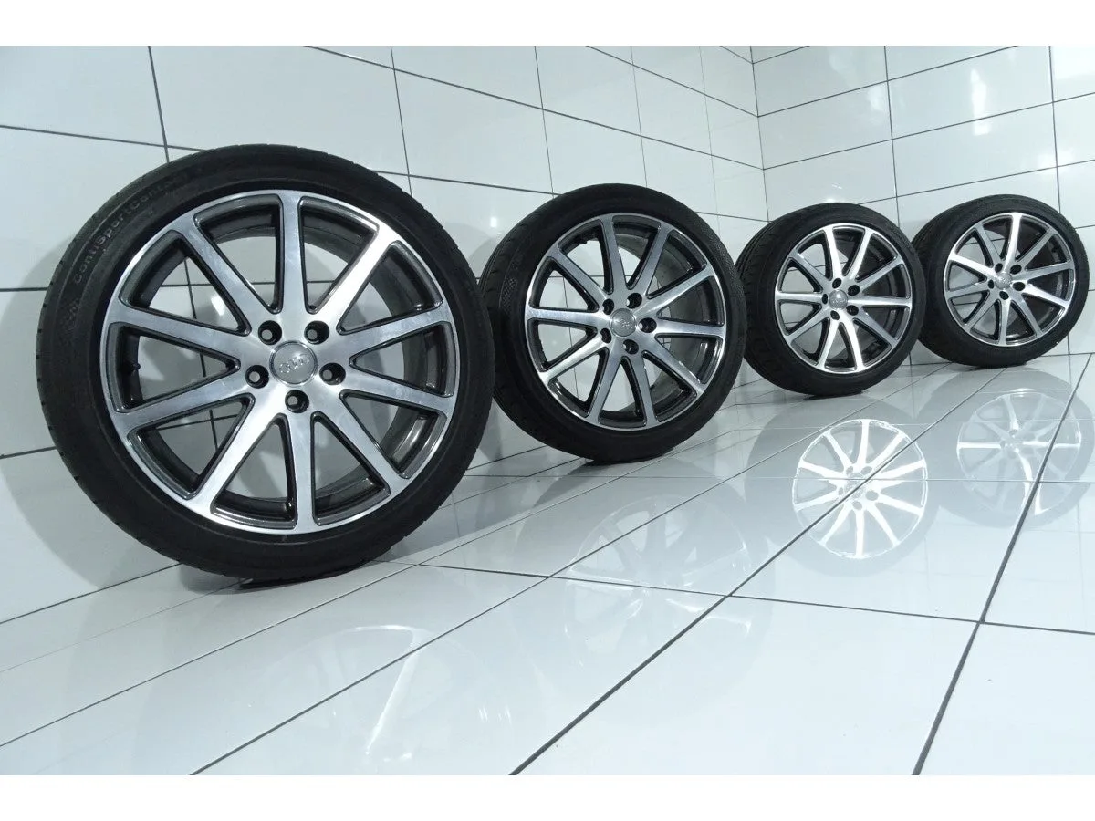 KOŁA UŻYWANE Audi OE 8J0601025 TT 8J0 5x112 ET52 245/40R18 97Y [2016] 6,5MM Grafitowy, zdjęcie 1