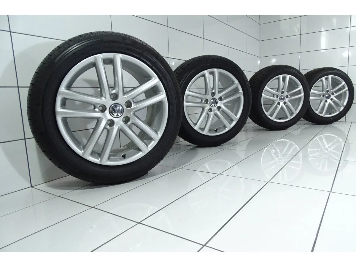 KOŁA UŻYWANE Volkswagen OE 7L6601025S VW TOUAREG 5x130 ET60 255/50R19 103W [2012] Srebrny, zdjęcie 1