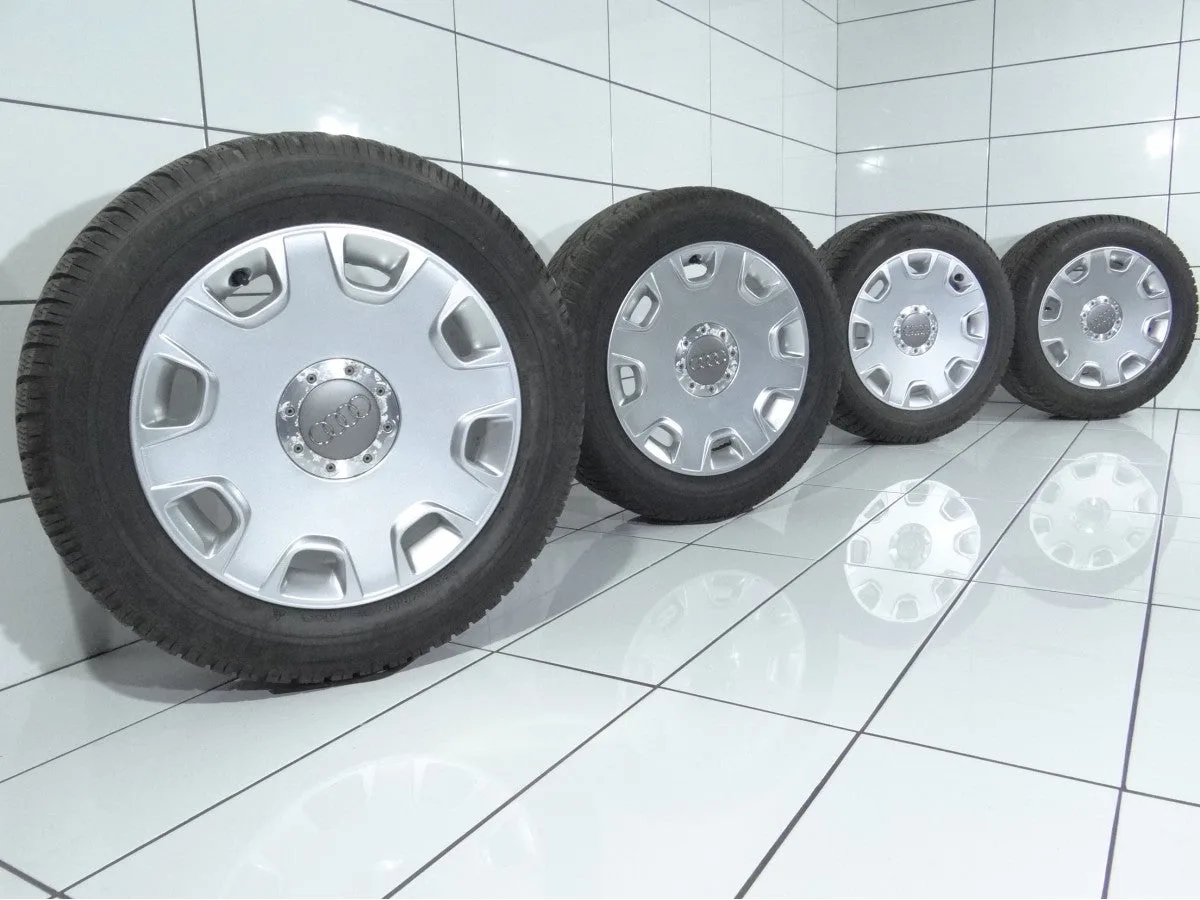 KOŁA UŻYWANE Audi OE 4E0601025P A8 4E0 5x112 ET40 235/55R17 99H [2008] 5MM Srebrny, zdjęcie 1