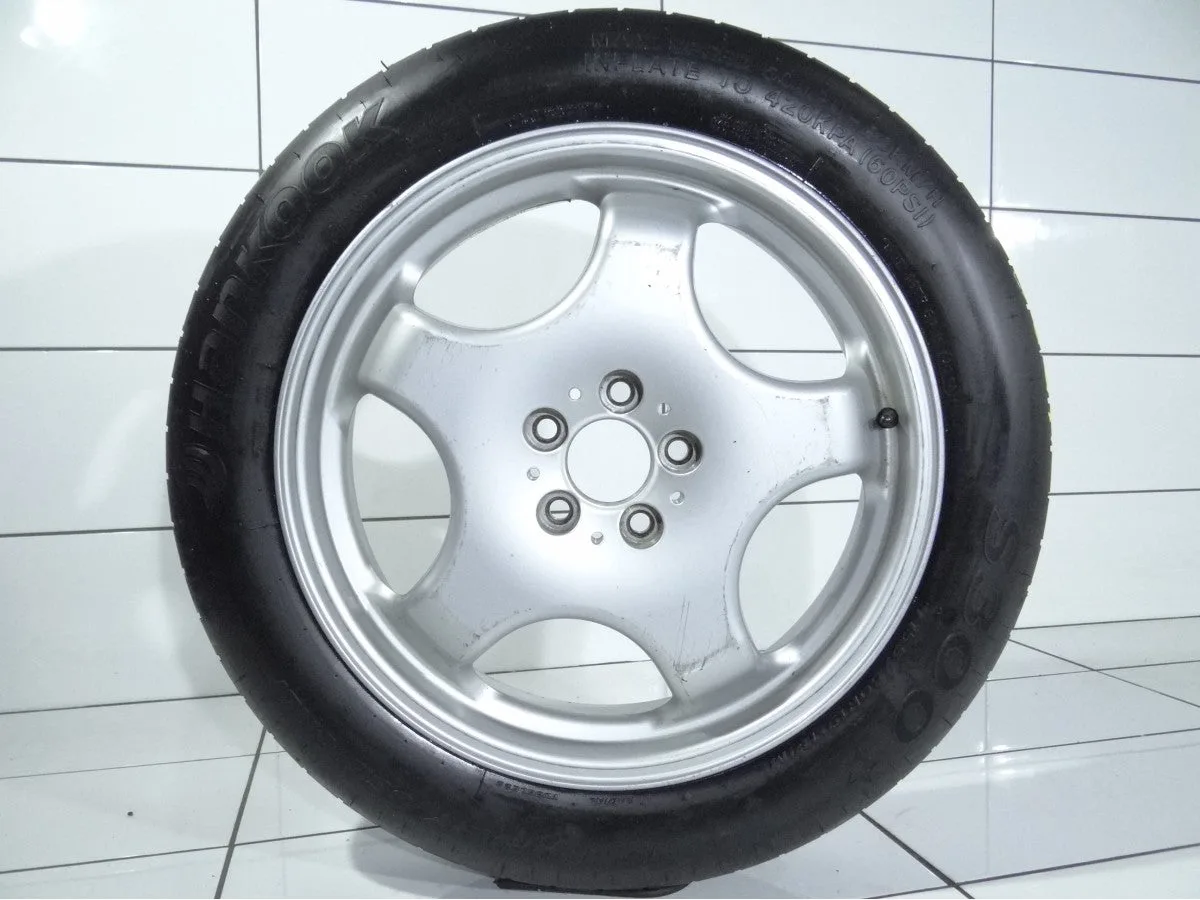 KOŁO DOJAZDOWE BMW OE 4068387 5x112 ET43 155/80R19 114M [2014] Srebrny, zdjęcie 1