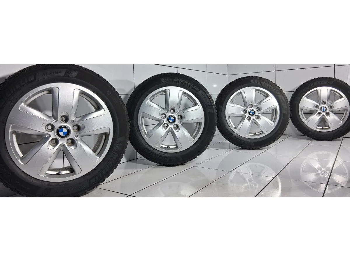 KOŁA UŻYWANE Michelin STYLING 517 6877741 BMW serii 1 F40 5x112 ET47 205/55R16 91H [2021] 7,5MM Srebrny, zdjęcie 1