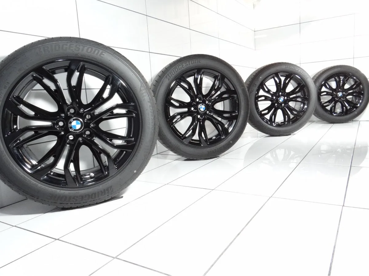 KOŁA UŻYWANE BMW OE STYLING 566 6856067/6883503 X1 F48, X2 F39 5x112 ET51 225/50R18 99W [2019] 6MM Czarny, zdjęcie 1
