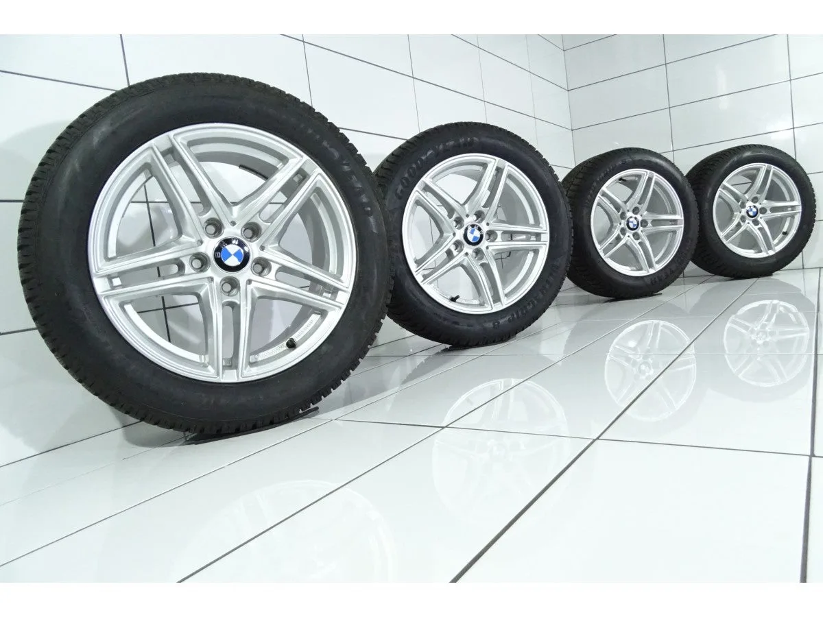 KOŁA UŻYWANE Borbet OE 48988 BMW 5 F10 F11, 6 F12 F13 5x120 ET30 225/55R17 97H [2014] 6MM Srebrny, zdjęcie 1