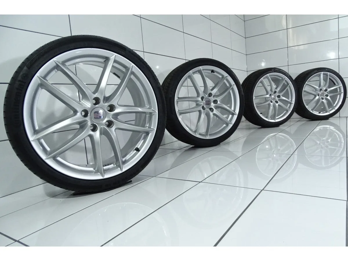 KOŁA UŻYWANE Seat OE 1P0071493A / KBA47398 LEON CUPRA, ZR 5x112 ET53 235/35R19 91Y [2011] 6,5MM Srebrny, zdjęcie 1