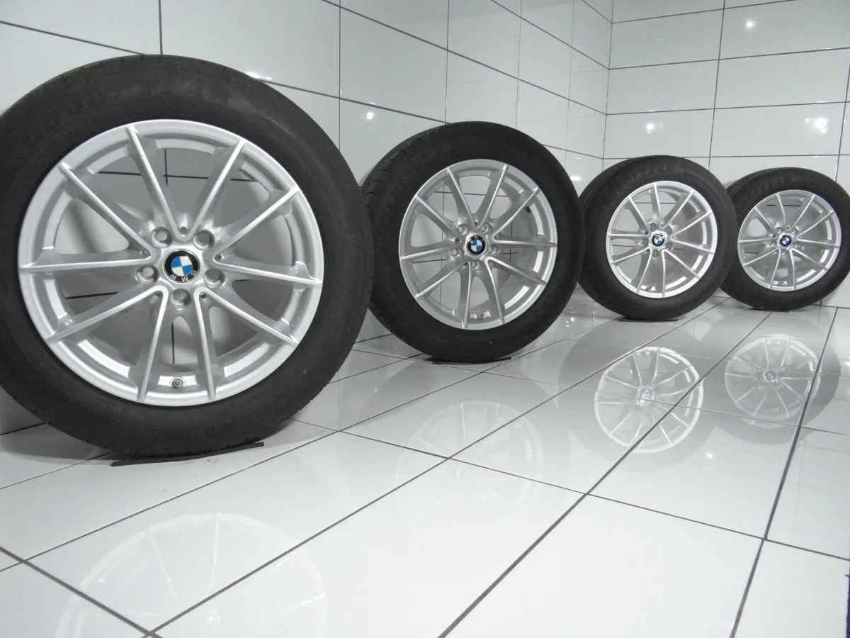 KOŁA UŻYWANE BMW OE STYLING 618 6868217 5 G30 G31 5x112 ET27 225/55R17 97W [2018] 6MM Srebrny, zdjęcie 1