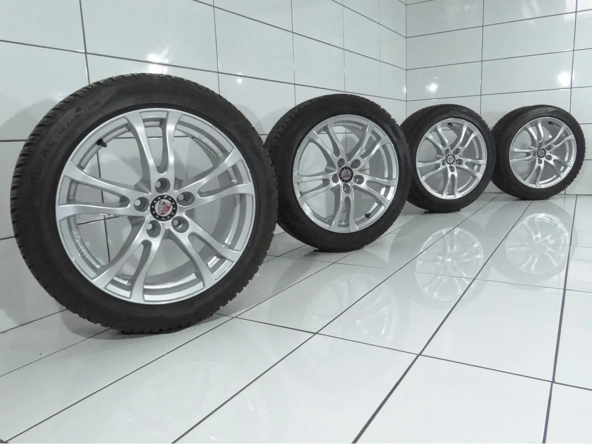 KOŁA UŻYWANE Anzio OE 48605 5x112 ET50 225/45R17 91H [2017] 7,5MM Srebrny, zdjęcie 1