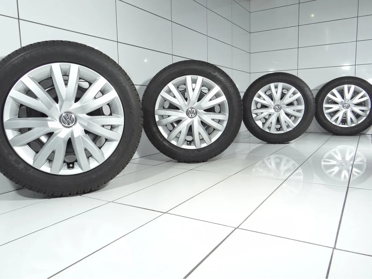 KOŁA UŻYWANE Volkswagen OE 5Q0601027Q VW GOLF 7 5x112 ET48 205/55R16 91H [2016] 6,5MM Czarny, zdjęcie 1