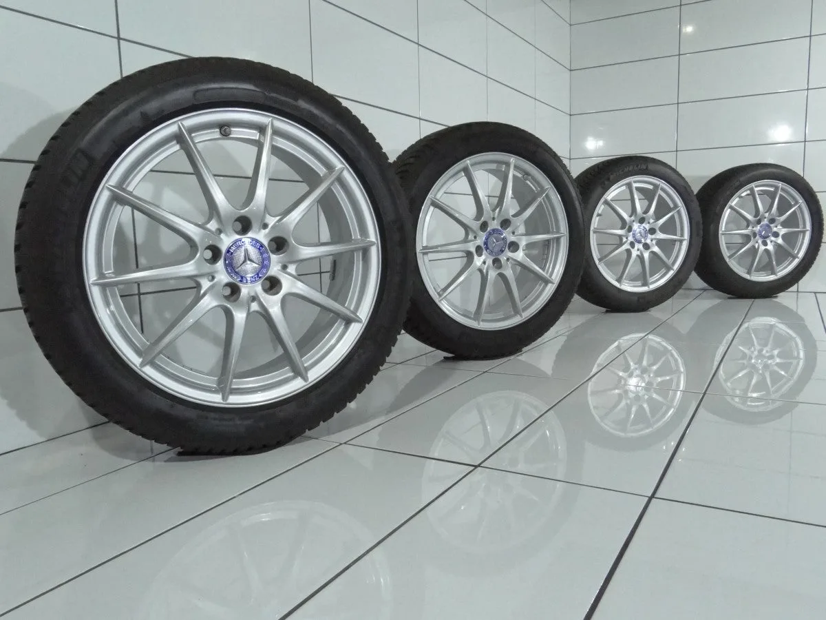 KOŁA UŻYWANE Mercedes-Benz OE A2464010102 MICHELIN Alpin 5, MERCEDES W176 W246 5x112 ET49 205/50R17 93V [2017] 7MM, zdjęcie 1