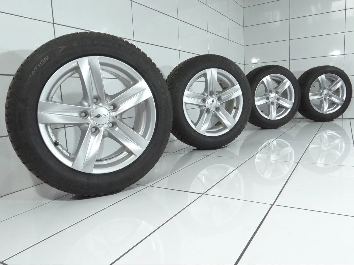 KOŁA UŻYWANE Brock OE 47384 Goodyear Eagle UltraGrip GW 3 5x120 ET34 205/55R16 91H [2012] 6MM, zdjęcie 1