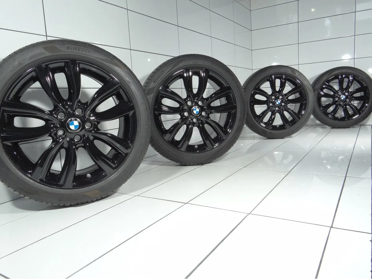 KOŁA UŻYWANE BMW OE STYLING 485 6855094 2 F45 ACTIVE TOURER F46 GRAN TOURER 5x112 ET57 225/45R18 95Y [2019] 6MM Czarny, zdjęcie 1