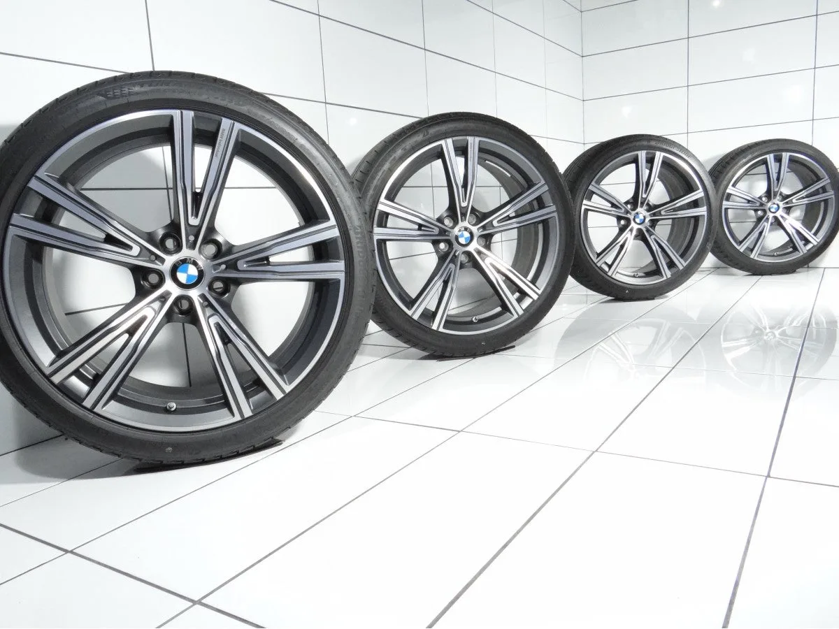 KOŁA UŻYWANE BMW OE STYLING 793 8089896 3 G20 G21 5x112 ET27 225/40R19 93Y [2020] 6,5MM Szary Mat, zdjęcie 1