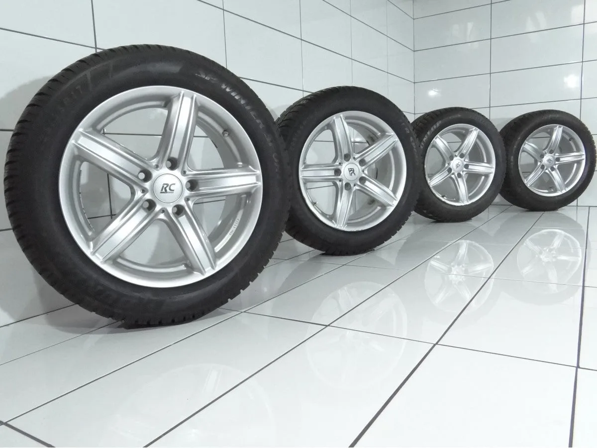 KOŁA UŻYWANE RC Design OE Dunlop SP Winter Sport 3D DSST, BMW 5 F10 F11, 6 F06 F12 F13 5x120 ET34 225/55R17 97H [2012] 6,5MM, zdjęcie 1